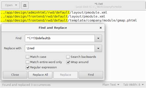 regexpreplace () uses Java regex for matching, if the regex does not match it returns an empty string. . Regex replace first occurrence of character